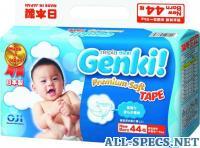 Genki подгузники 0-5 кг (44 шт)