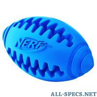 Nerf (Nerf) Dog - Jouet pour chien La balle pour rugby cannelé (Résine) (10 cm 92031
