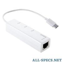 Prolink 3-port USB type C Hub MP420 3xUSB2.0 +RJ45 59120