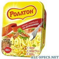Роллтон nouilles intérieur avec goût Viande bovine 90 g. 9631122