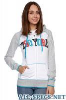 Zoo York Blanc. Sweat-shirt Femmes Brooklin Basic Hoodie White 9756098