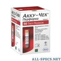 Roche Diagnostics accu-chek тест - полоски акку-чек перформа №50 9109123