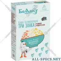 Беллакт Kasha sec sans lait "Bellact." de 3 céréales 200 g.