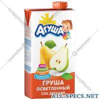 Агуша Jus enfantins "Agusha." poire restauré, 500 ml