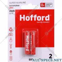 Hofford Элементы питания «Hofford» LR 03, ААА, 1.5 V, 2 шт