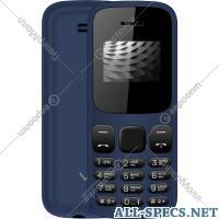 VERTEX Мобильный телефон «Vertex» M114, VRX-M114-BL, синий, без СЗУ