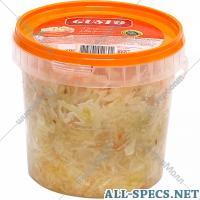 Gusto Cabine Sauerk «Gusto» le cumin et avec des carottes, 800 g.