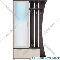 МК-стиль Le couloir "MK-style" Domino-4 НМ, sombre Cendres chimo