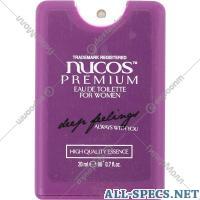 Nucos Toilettes eau pour Femmes «Nucos» Deep Feeling, 20 ml