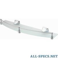 Wasserkraft Полка стеклянная Wasserkraft Wern с бортиком, хром (K-2544) 1